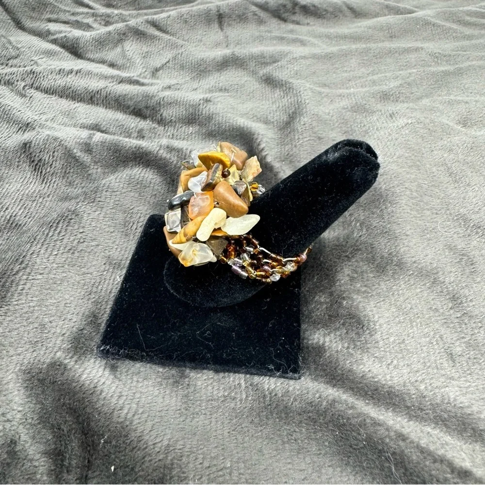 Vintage EarthTone Rock | Stone Ring